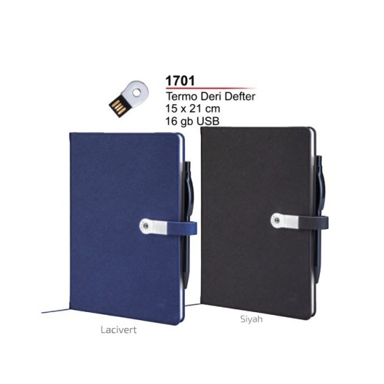 DUsb Termo Deri Defter 1701