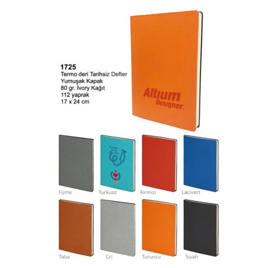Termo Deri Tarihsiz Defter 8805