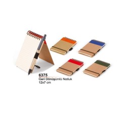 Geri Dönüşümlü Lastikli Not Defteri 6375