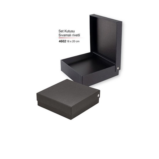 Sıvamalı Rivetli Set Kutusu ( 18 x 20 cm ) 4602