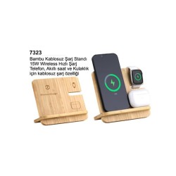 Bambu Kablosuz Şarj Standı 7323