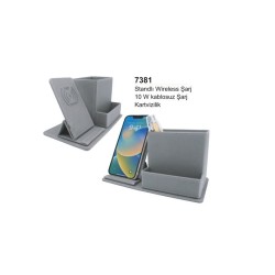 Standlı Wireless Şarj 7381