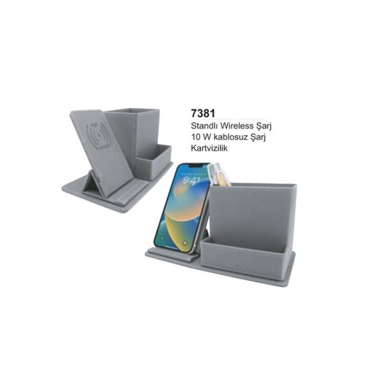 Standlı Wireless Şarj 7381