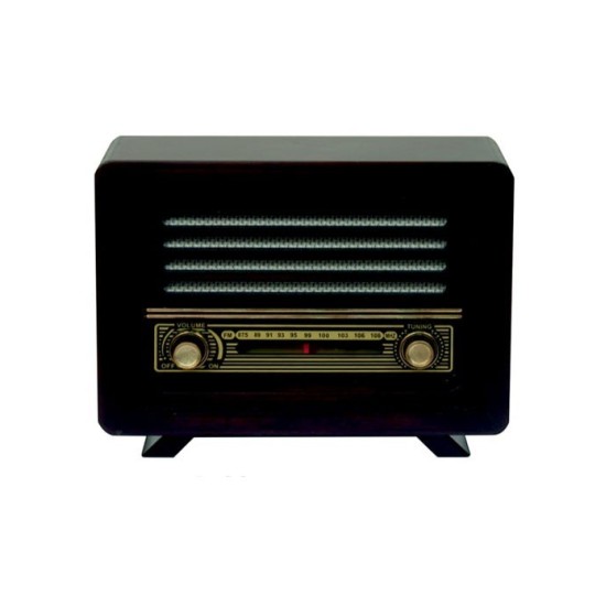 L 02 LaleliAhşap Nostaljik Radyo 02